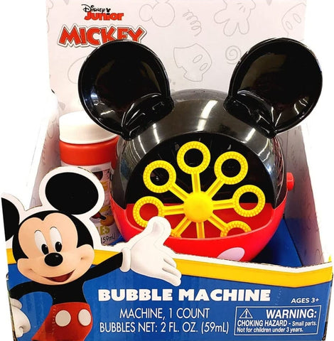 Disney Mickey Mouse Fun House Bubble Machine with 2 oz.