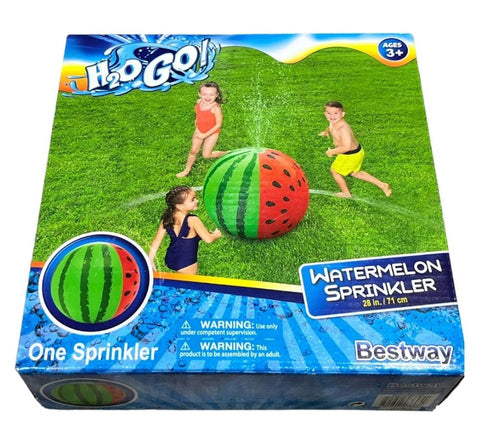 Watermelon Ball Jumbo Sprinkler 28" Inflatable Sprinkler Toy, H2O Go!