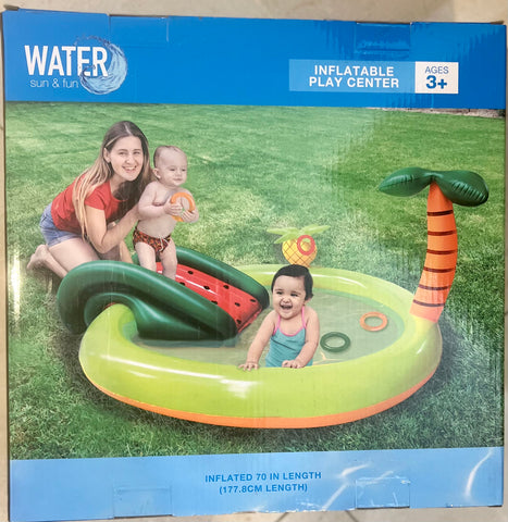 Inflatable Play Center, for Ages 3+. 70 X 60 X 30