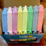 Bring On The Sun 48 Count Washable Non-Toxic Sidewalk Chalk*Assorted Colors*