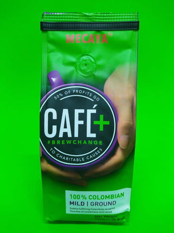 Mecaya Cafe Plus Mild Colombian Coffee, Subtly fulfilling Arabica Touches of sweetness and cocoa, 250g (1 Pack)